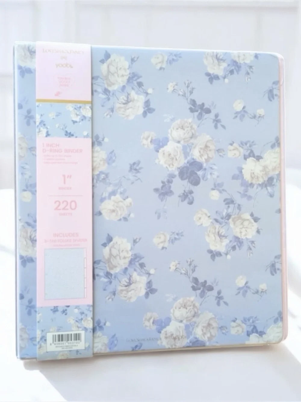 LoveShackFancy Everblooming Rosettes 3 Ring Binder